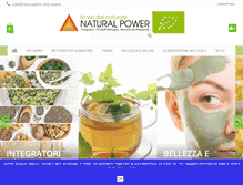 Tablet Screenshot of naturalpower.it